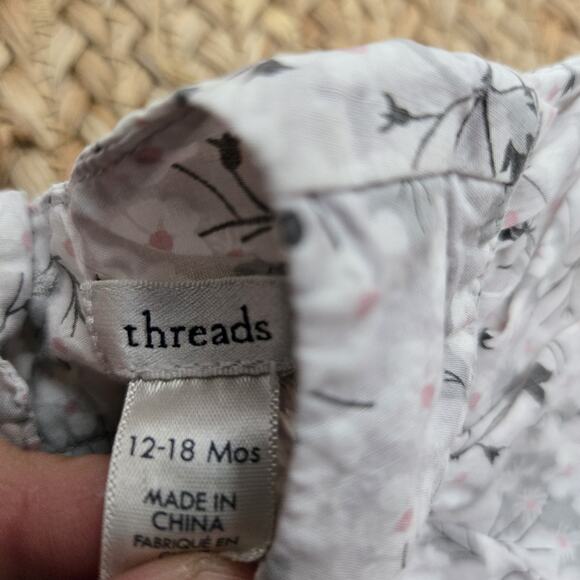 Threads Kids Floral Blouse 12-18months - Picture 4 of 5